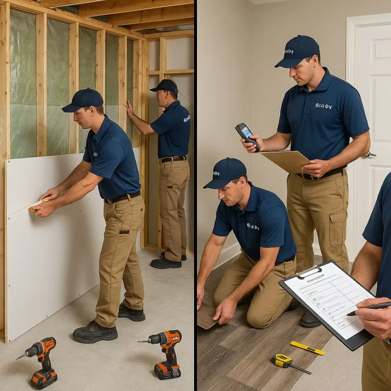 Repairs and Reconstruction process in Plainedge, NY